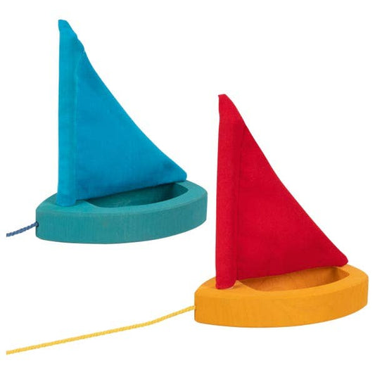 Goki America - Wooden Puddle Sailboats