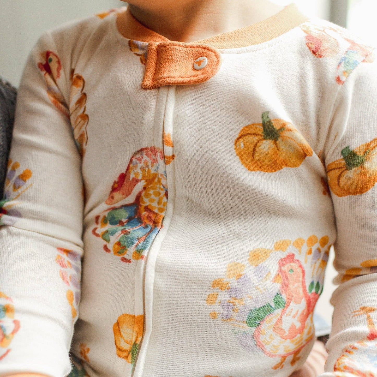 Burt's Bees Baby - Turkey Day Organic Cotton Sleep & Play Footed