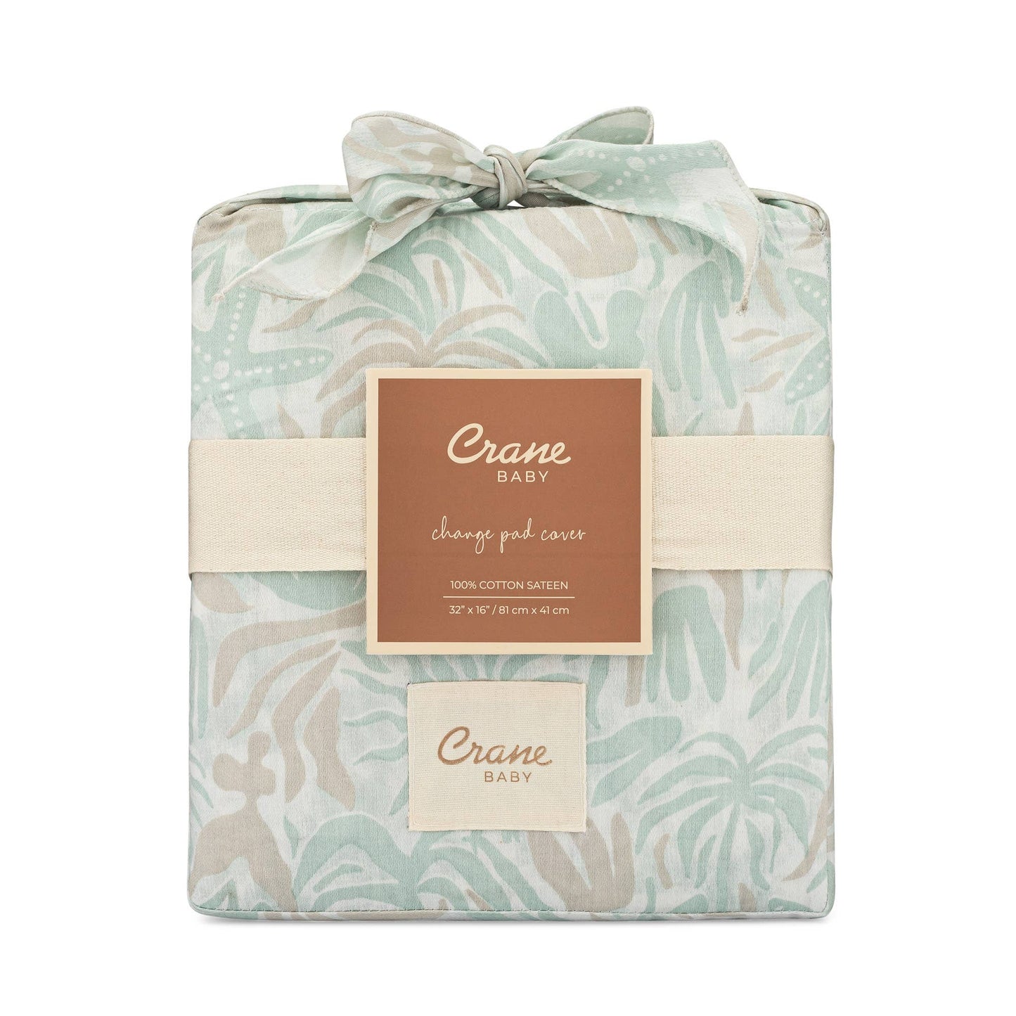 Crane Baby Beach Life Quilted Change Pad Cover