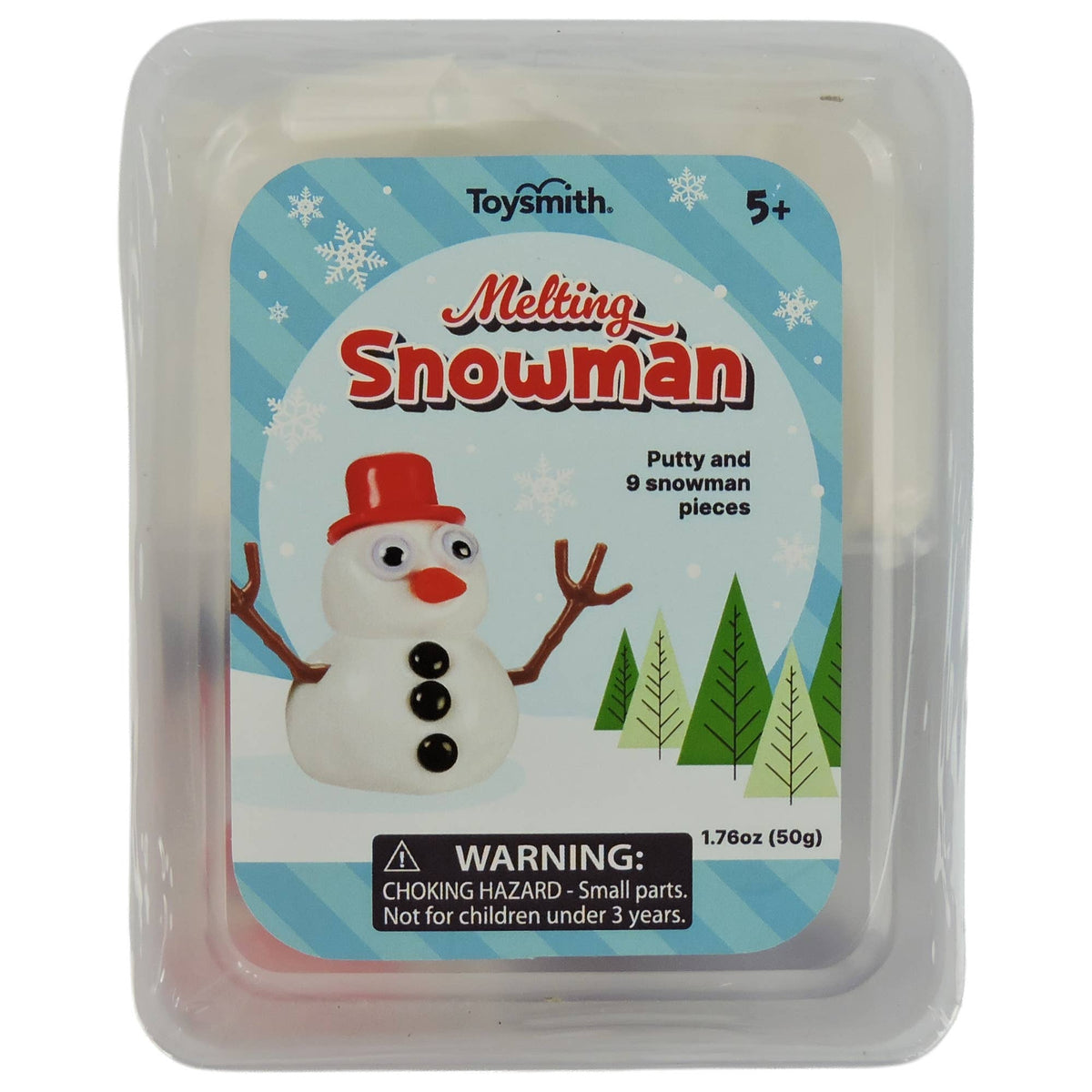 Toysmith - Melting Snowman Putty/Slime, Christmas, holiday