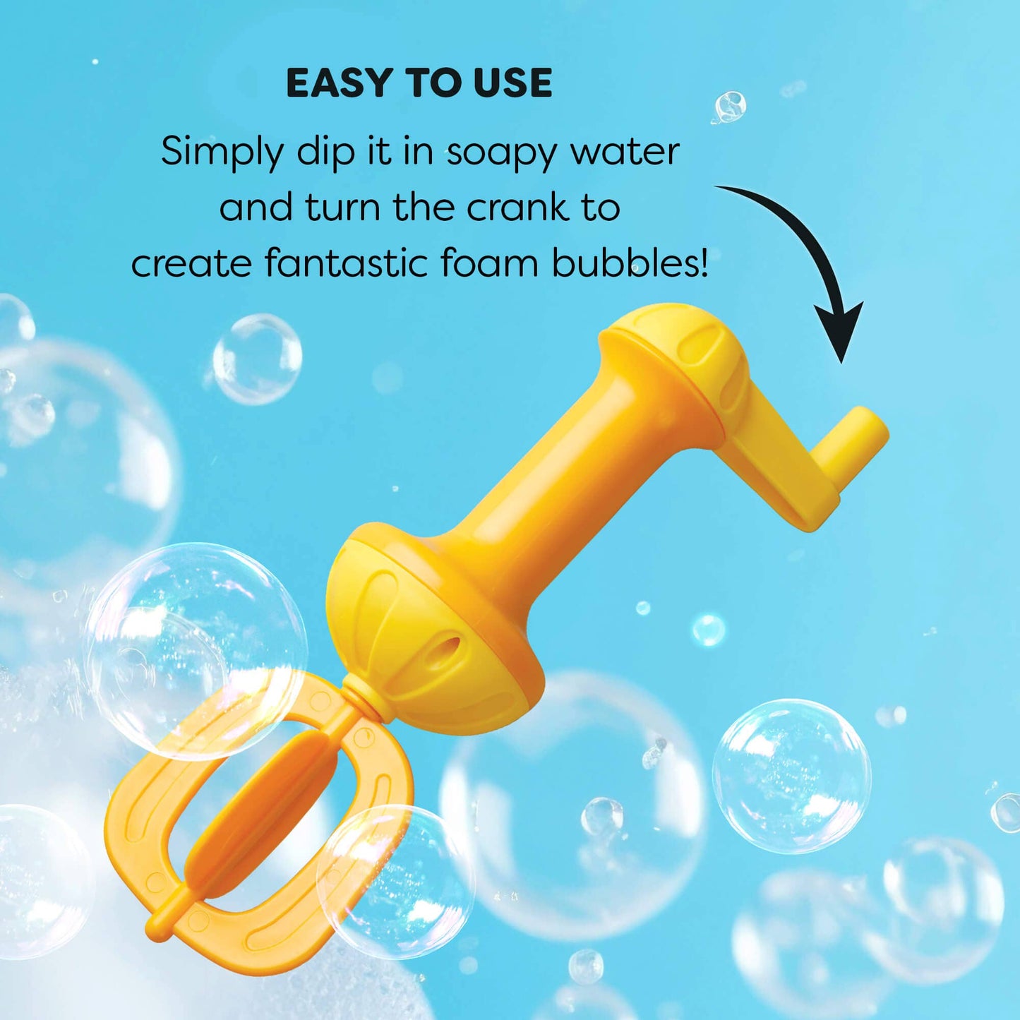 HABA USA - Bubble Bath Whisk in Yellow
