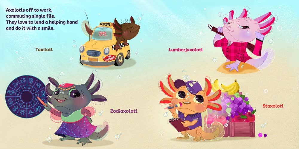 Familius, LLC - Axolotls: Day to ZZZ