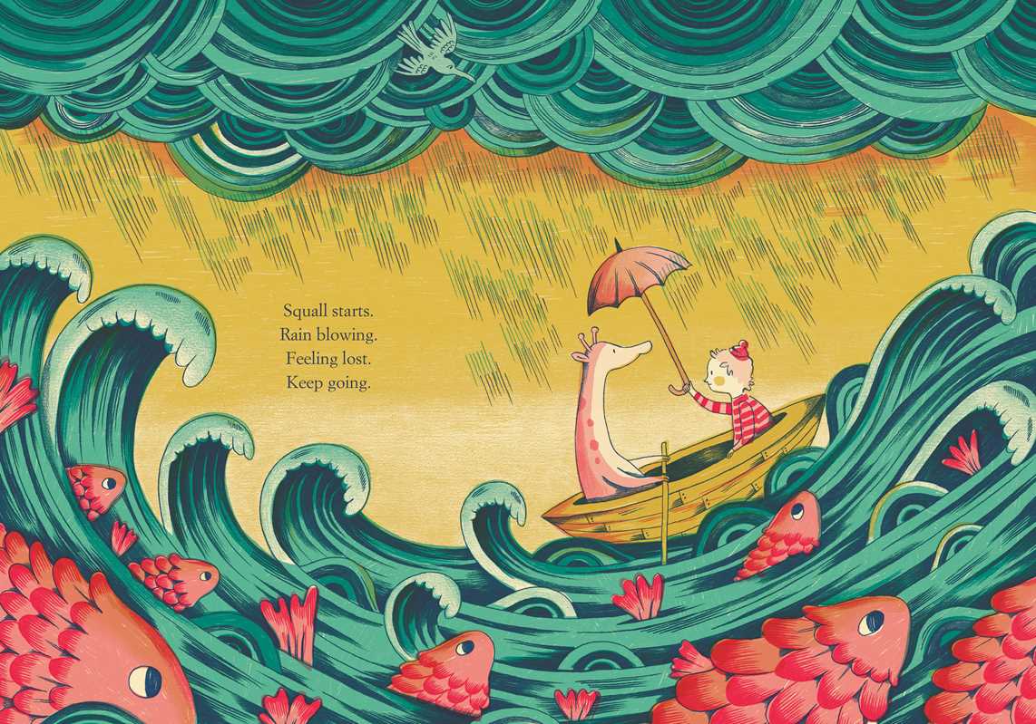 Yellow Kayak by Nina Laden