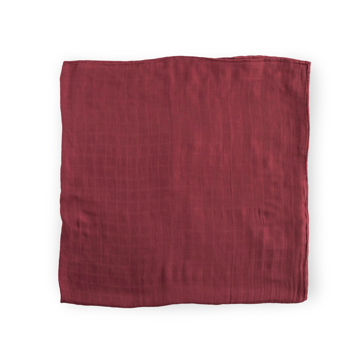 Little Unicorn - Deluxe Muslin Swaddle Blanket - Dusty Maroon