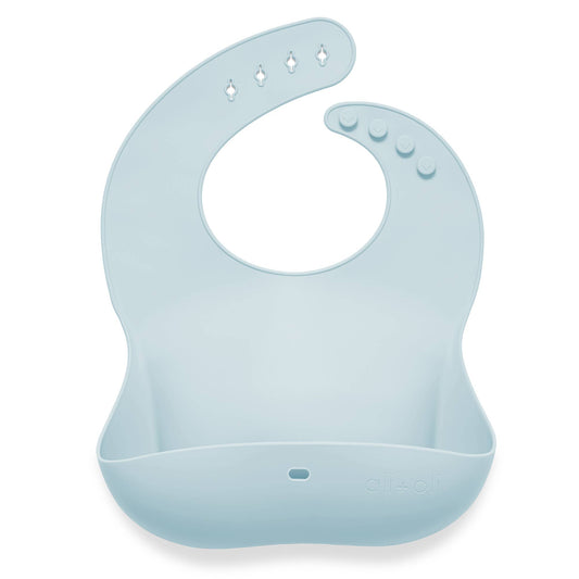 Ali+Oli - Silicone Baby Bib (Sky)