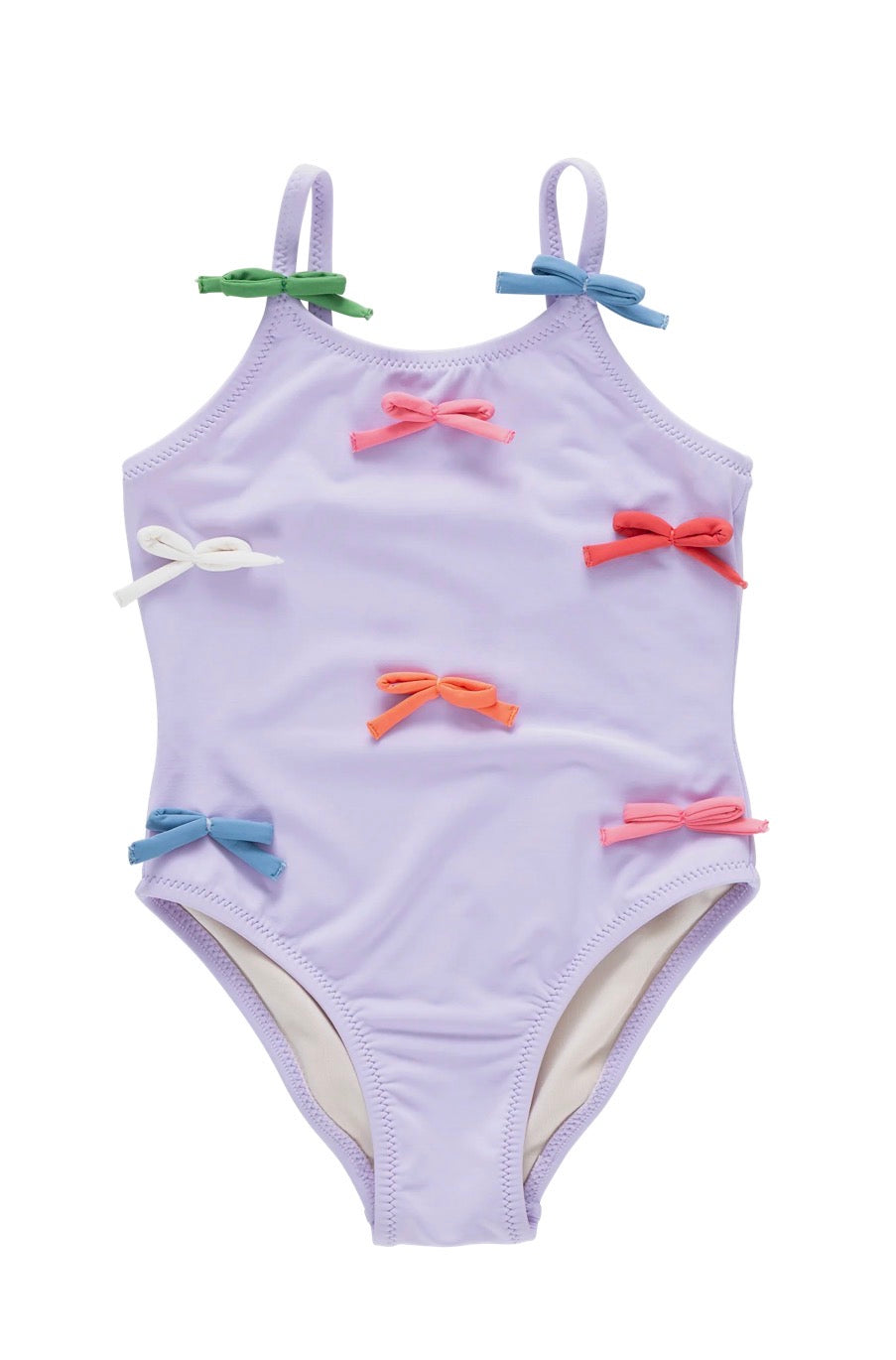 Lavender Multi Bow Swim Suit