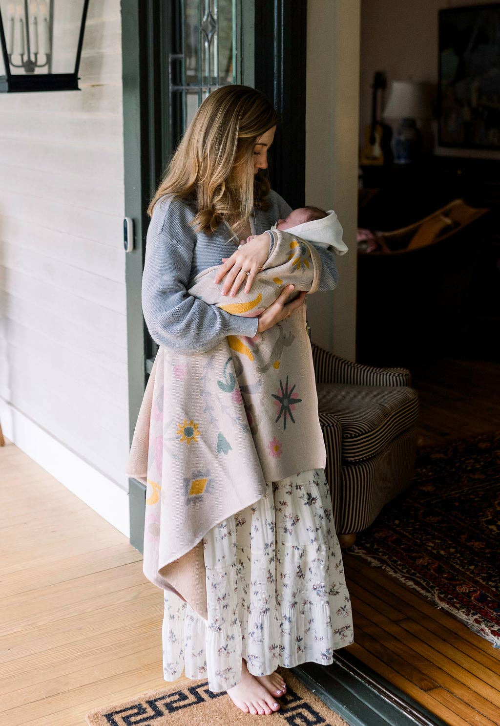 Helmsie - Sun Bunny Cotton Knit Blanket