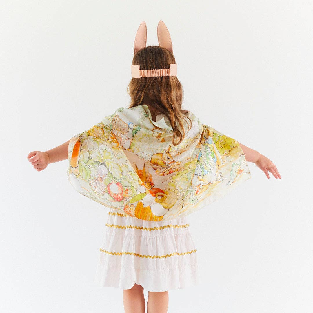 Sarah’s Silks - Rabbit Garden Seek and Find Playsilk