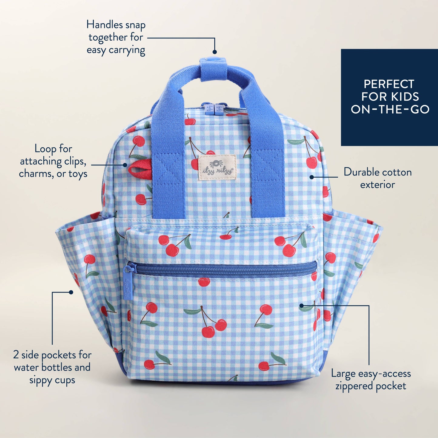 Itzy Ritzy - Itzy Bitzy Backpack Pasta