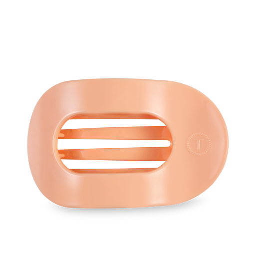 Peach Fuzz Large Flat Round Clip
