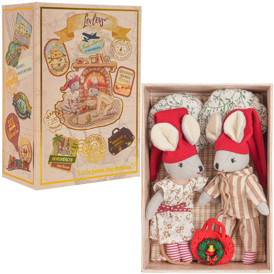 LEVLOVS - Christmas Mice Sleepy & Dreamy in a Box