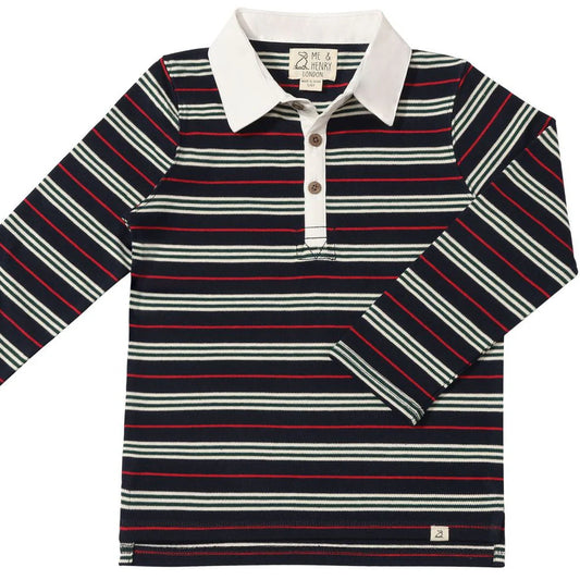 Rupert Rugby Polo Navy/Red