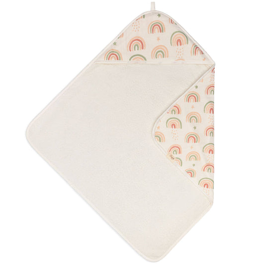 Crane Baby Rainbow Hooded Towel