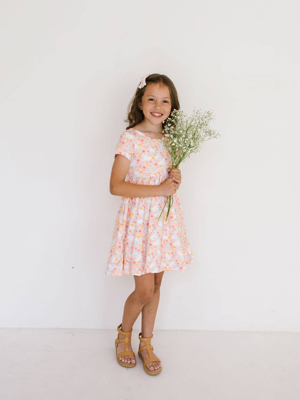 Classic Twirl in Bunny Field Girls Dress