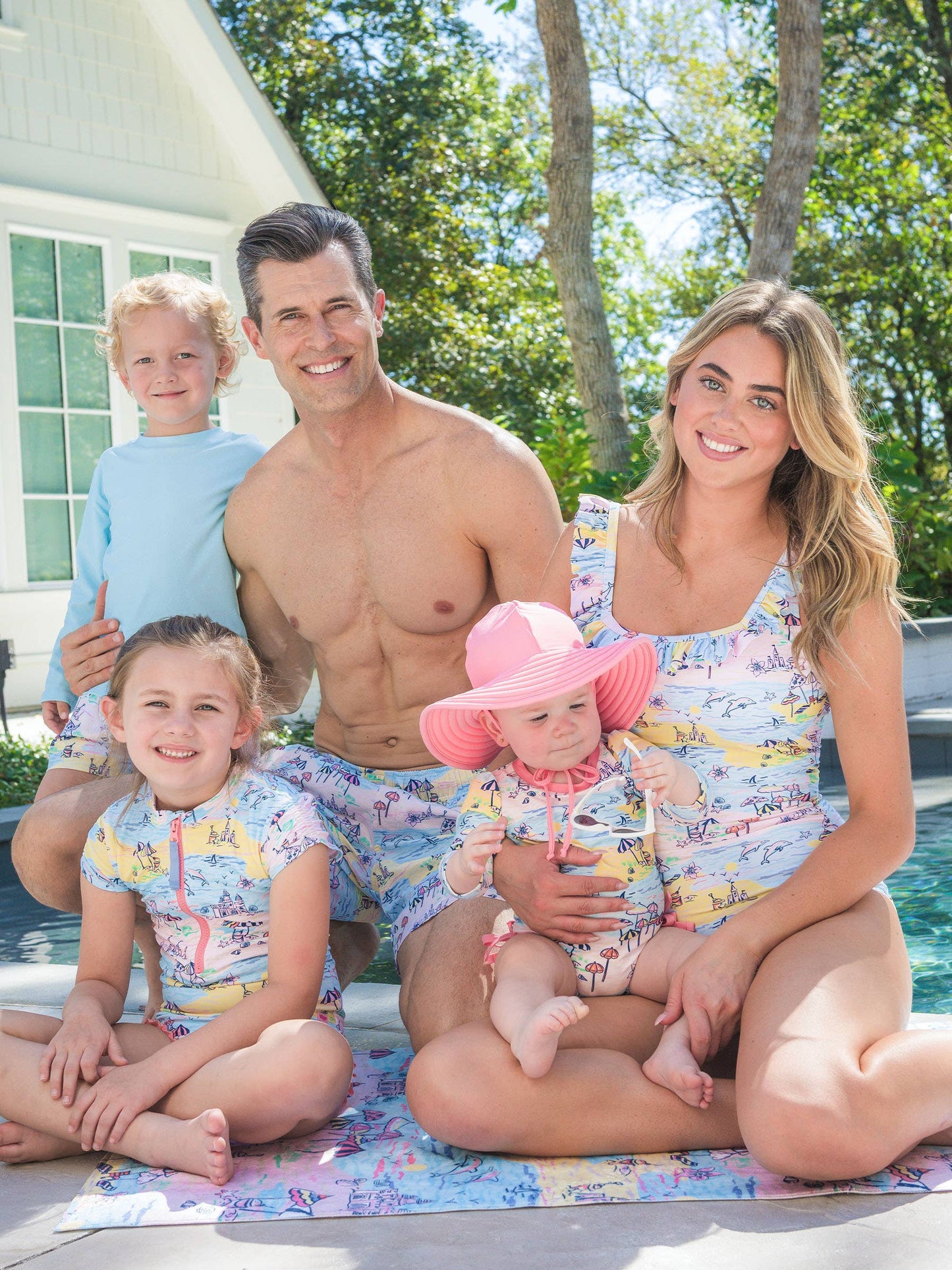 Beach Day Performance Hybrid Swim Trunks