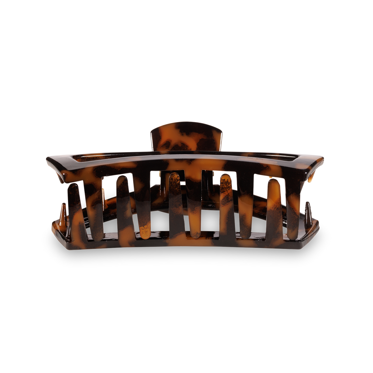 TELETIES - Open Hair Clip | Medium | Tortoise