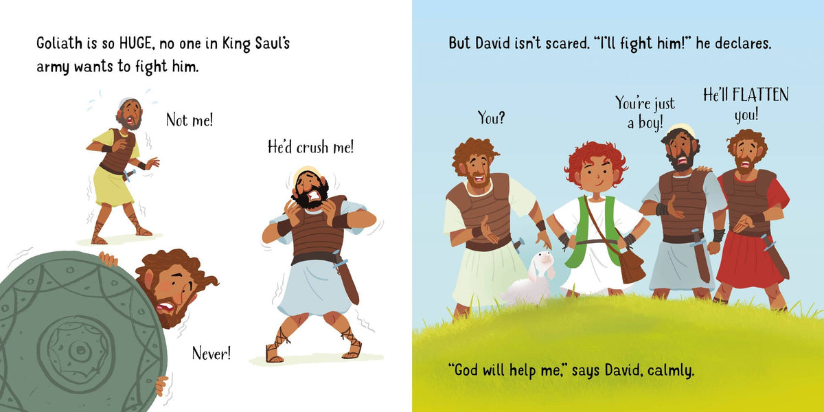 HarperCollins - David And Goliath board book: Usborne