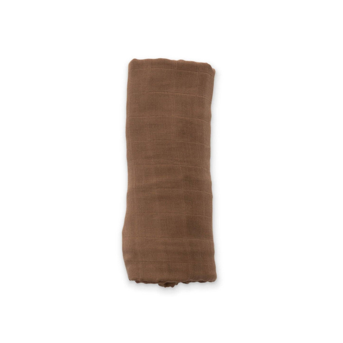 Ellie Sue - Mocha Muslin Swaddle Blanket