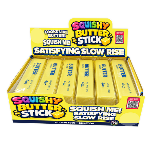 Fun Doh Small Butter Stick Slow Rise Fidget Toy