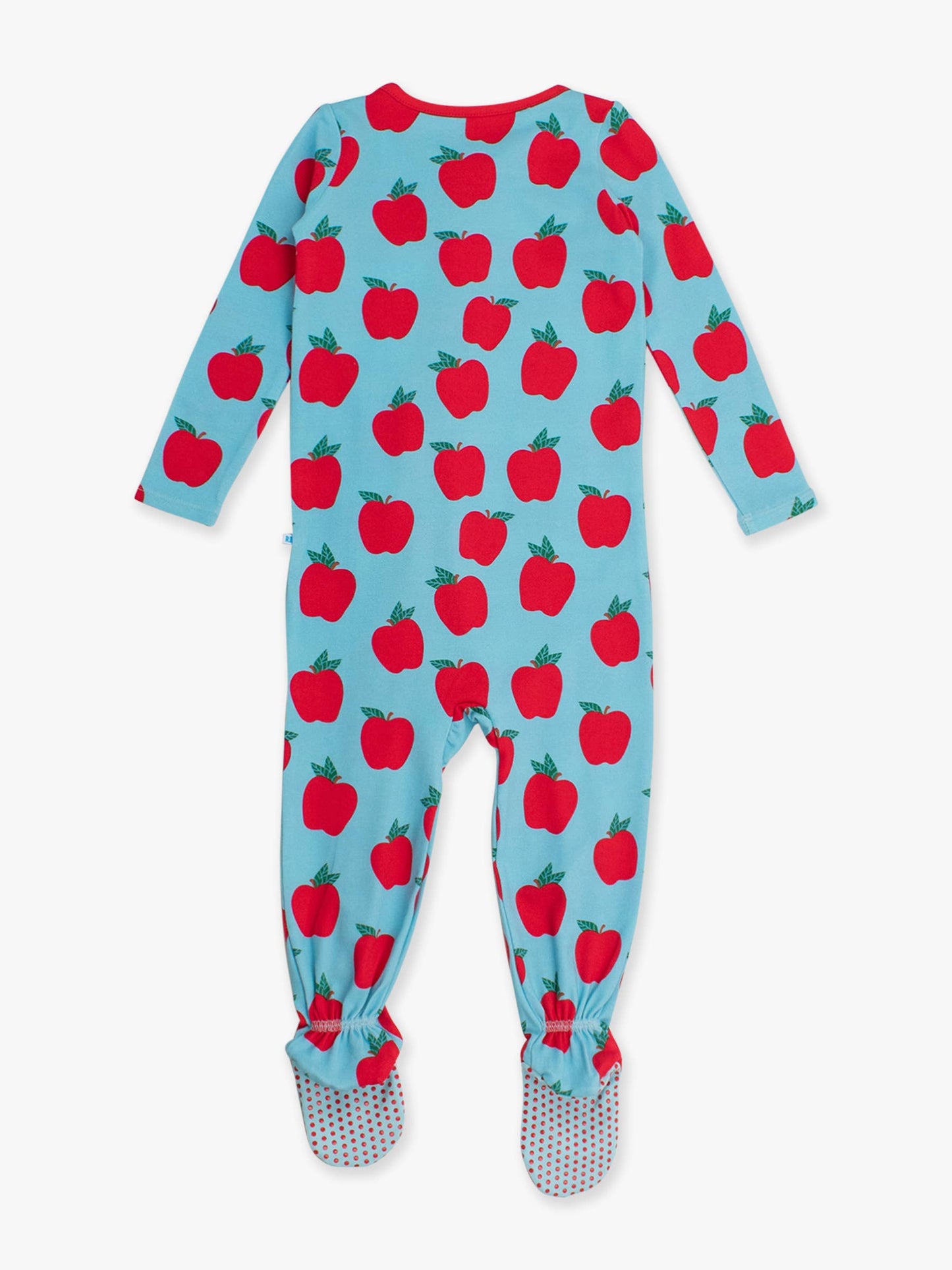 Baby Blue Apple of My Eye Footed OP PJs