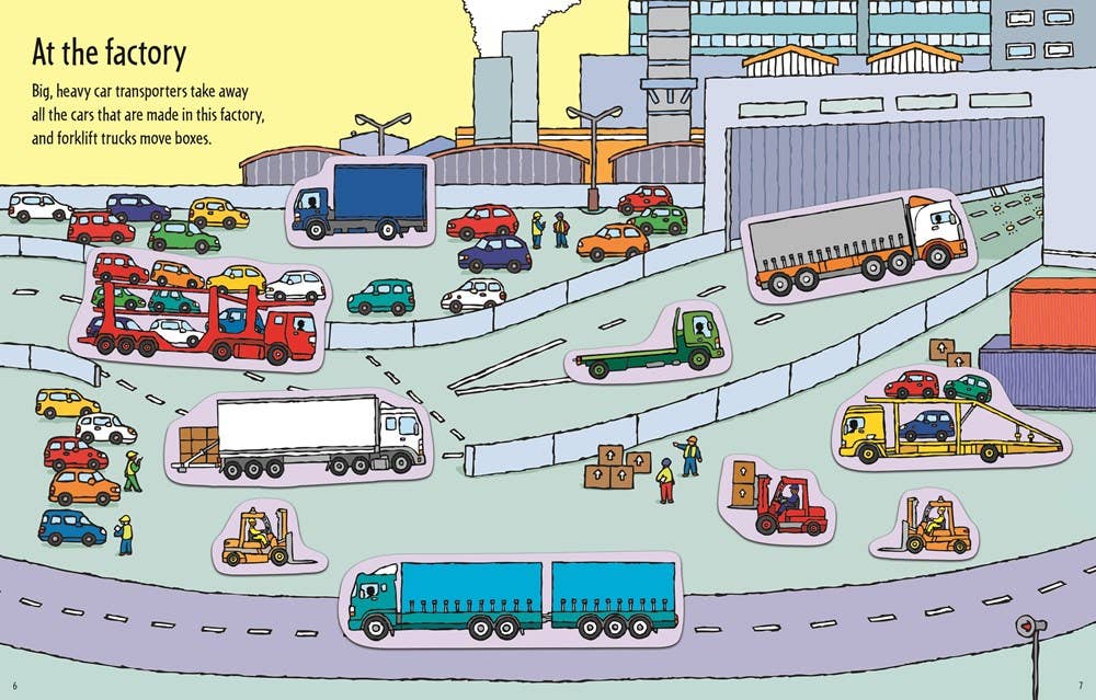 HarperCollins - First Sticker Book Trucks : Usborne
