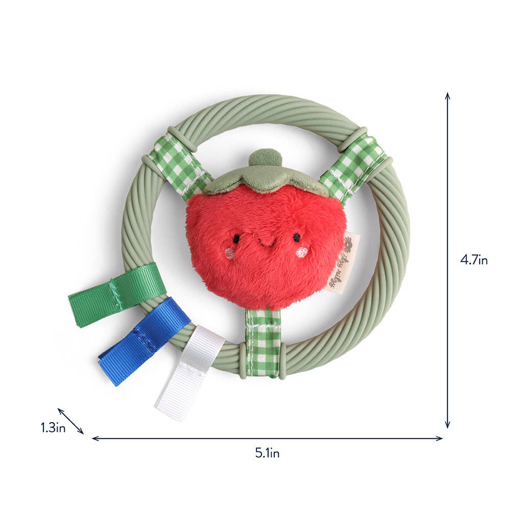 Itzy Ritzy -  Itzy Ring Pal™ - Teething Ring with Plush Character