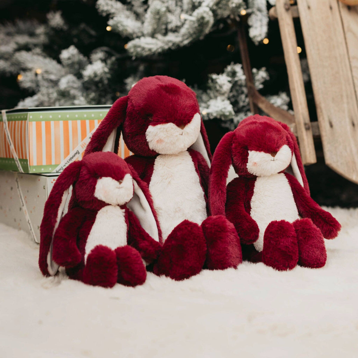 Bunnies By the Bay - Little 12" Nibble Bunny - Mulberry