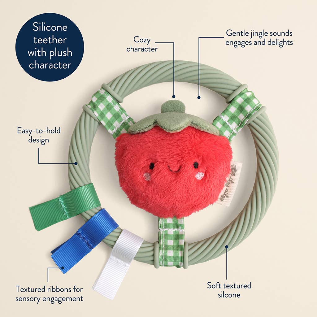 Itzy Ritzy -  Itzy Ring Pal™ - Teething Ring with Plush Character