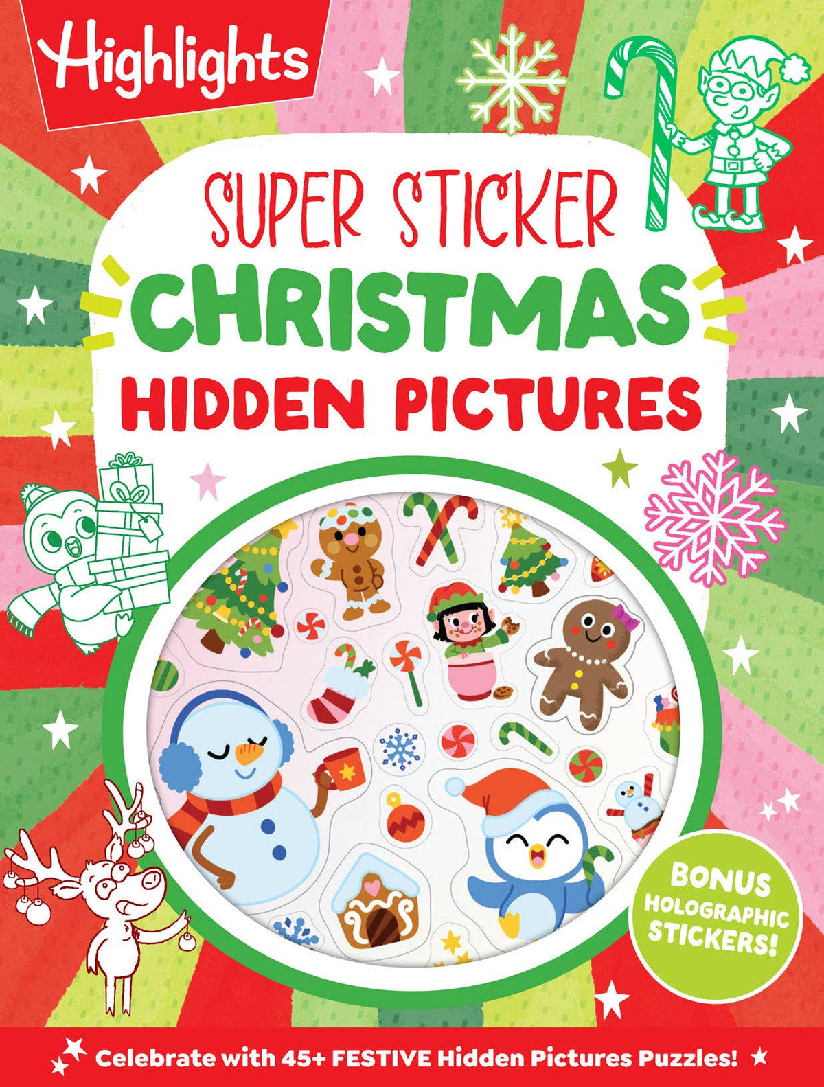 Penguin Random House LLC - Super Sticker Christmas Hidden Pictures