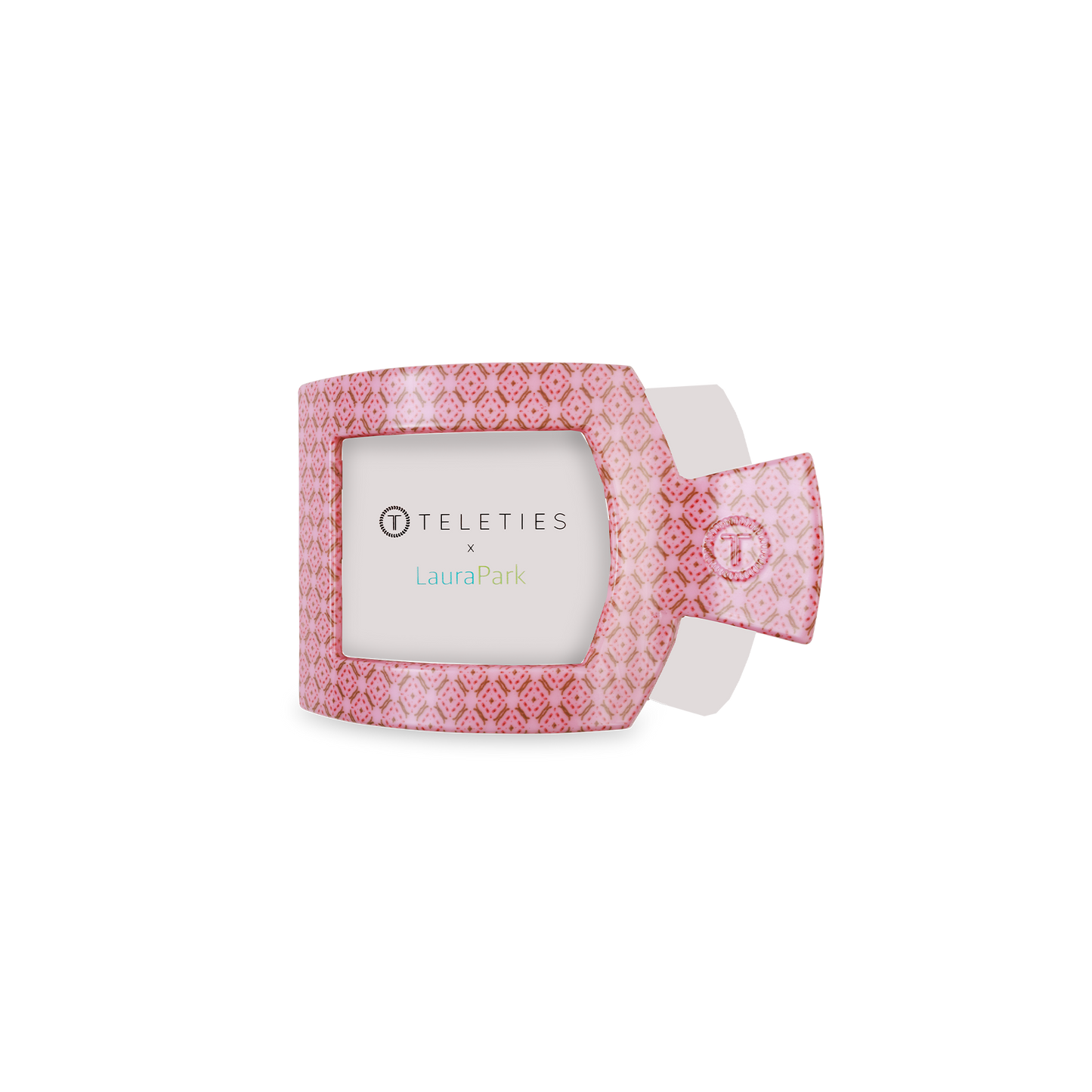 TELETIES - Berry Cozy | Small | Flat Square Hair Clip