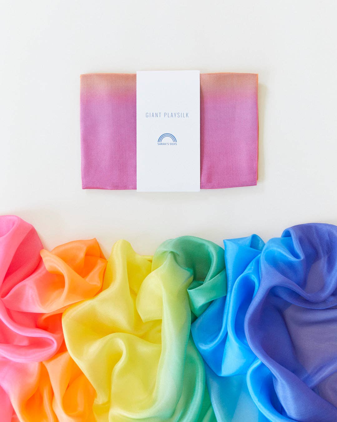 Rainbow Playsilks for Fort Building