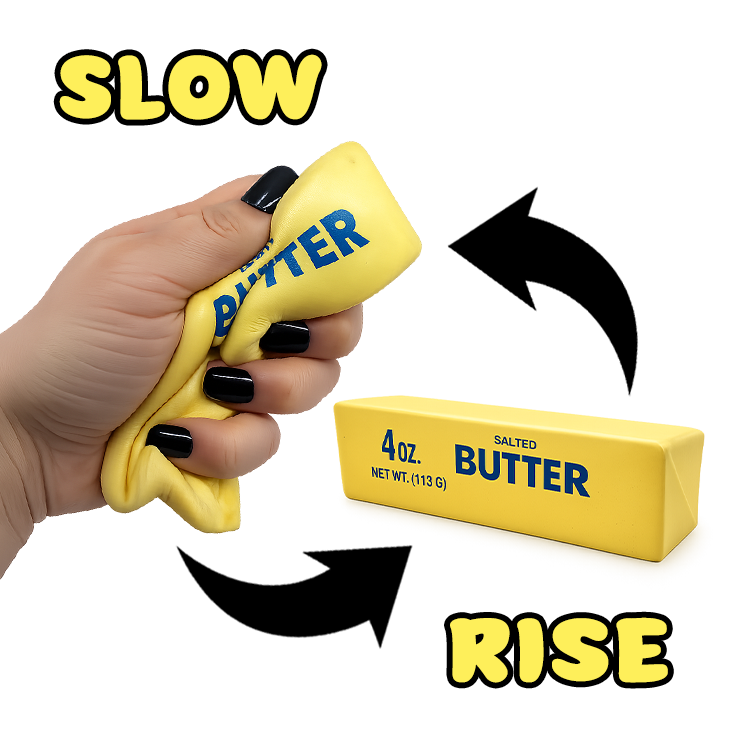 Fun Doh Small Butter Stick Slow Rise Fidget Toy