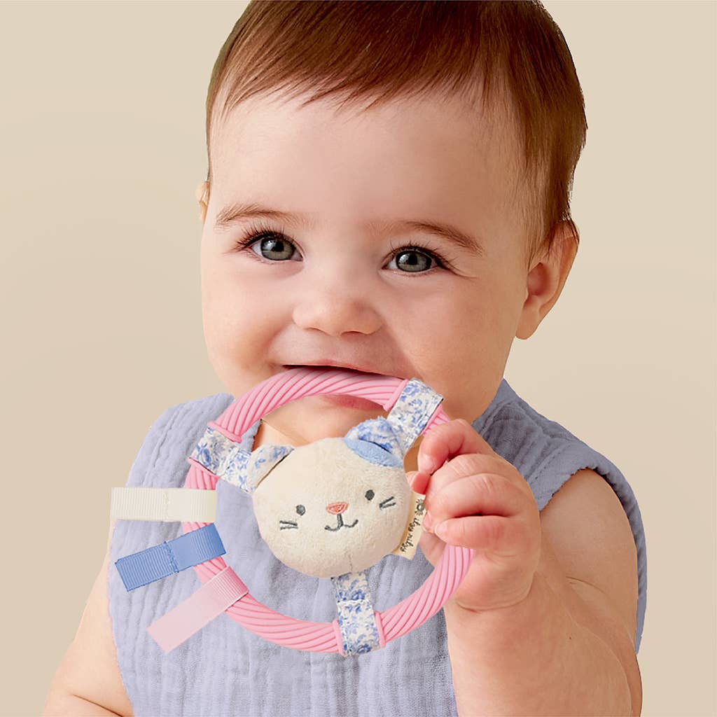 Itzy Ritzy -  Itzy Ring Pal™ - Teething Ring with Plush Character