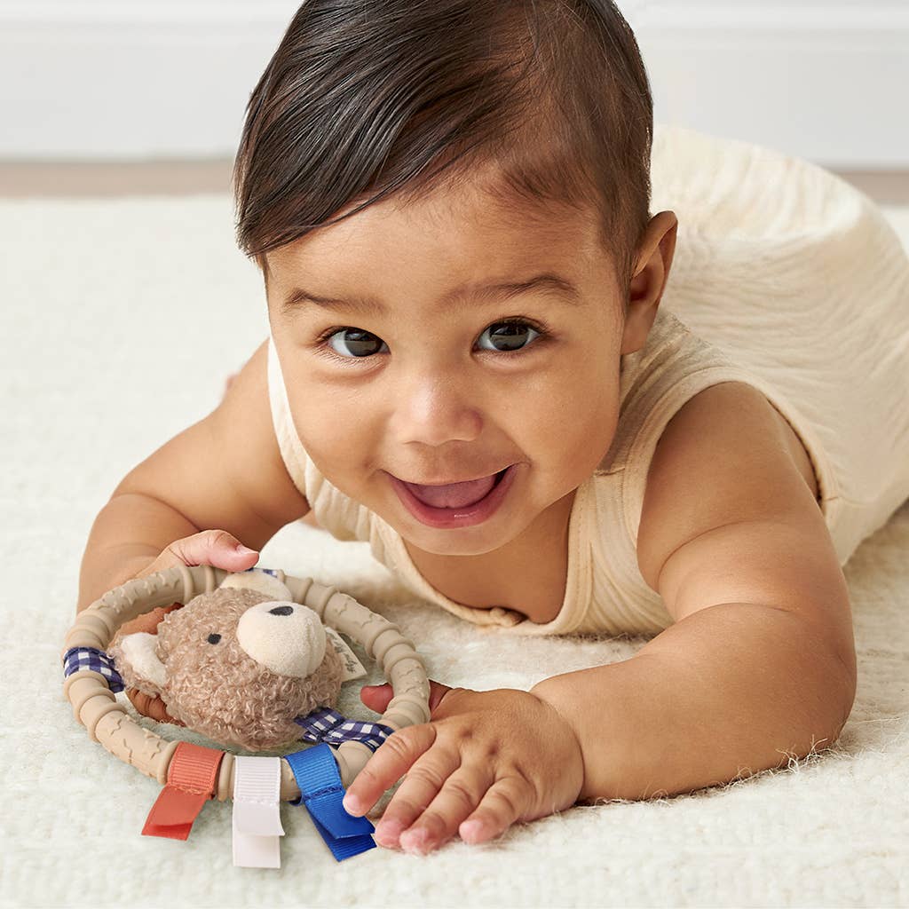 Itzy Ritzy -  Itzy Ring Pal™ - Teething Ring with Plush Character