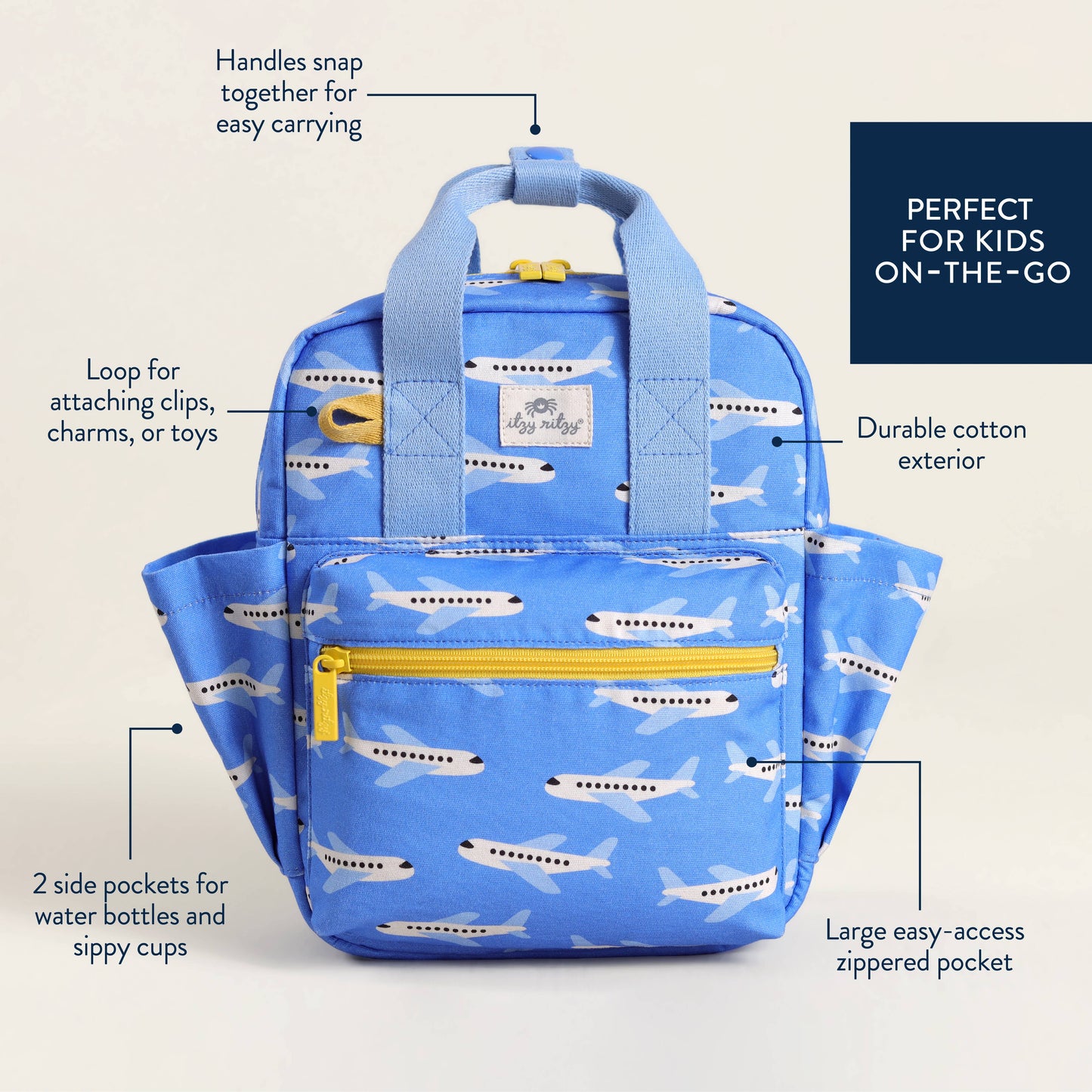 Itzy Ritzy - Itzy Bitzy Backpack Pasta