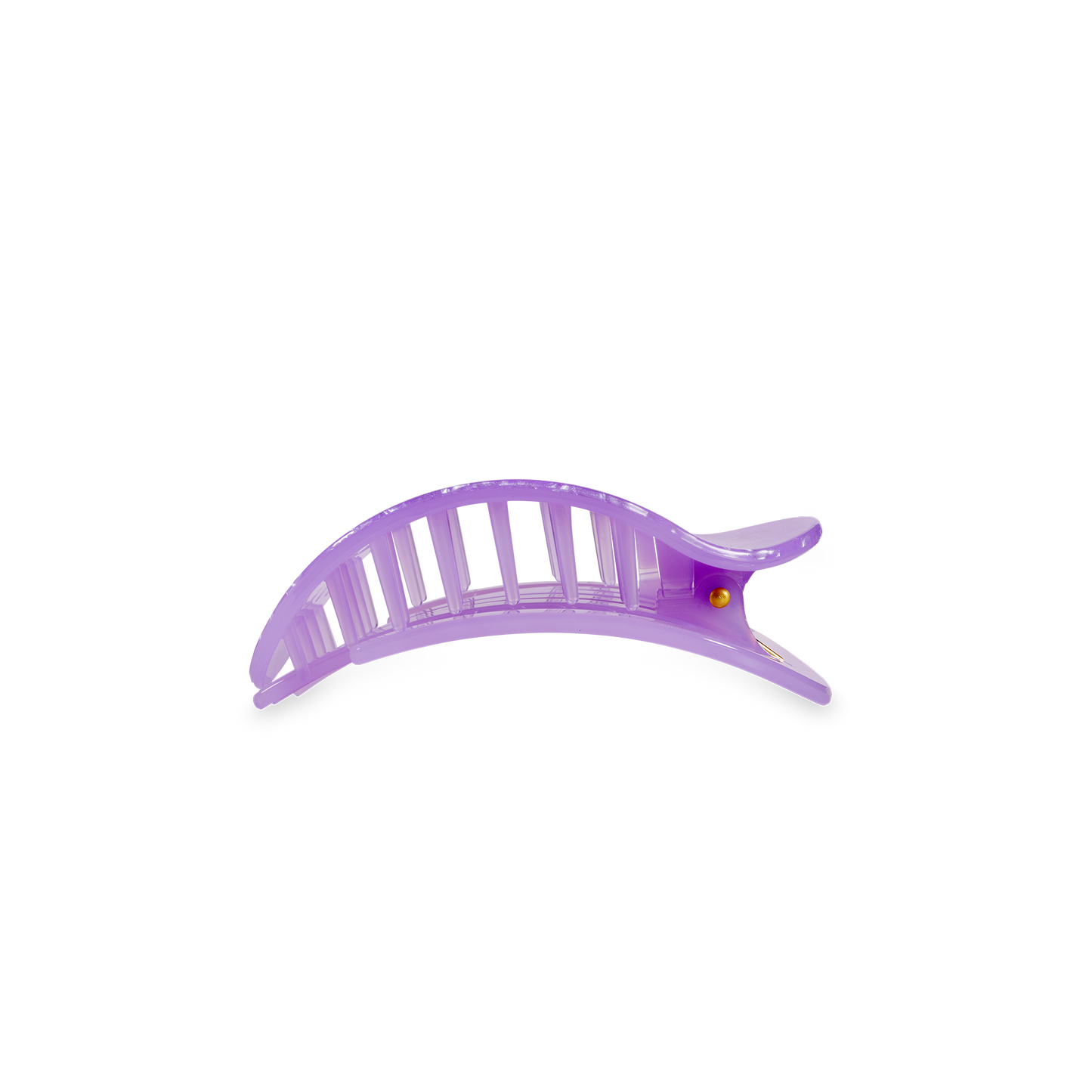TELETIES - Flat Round Hair Clip | Small | Lavender Mist