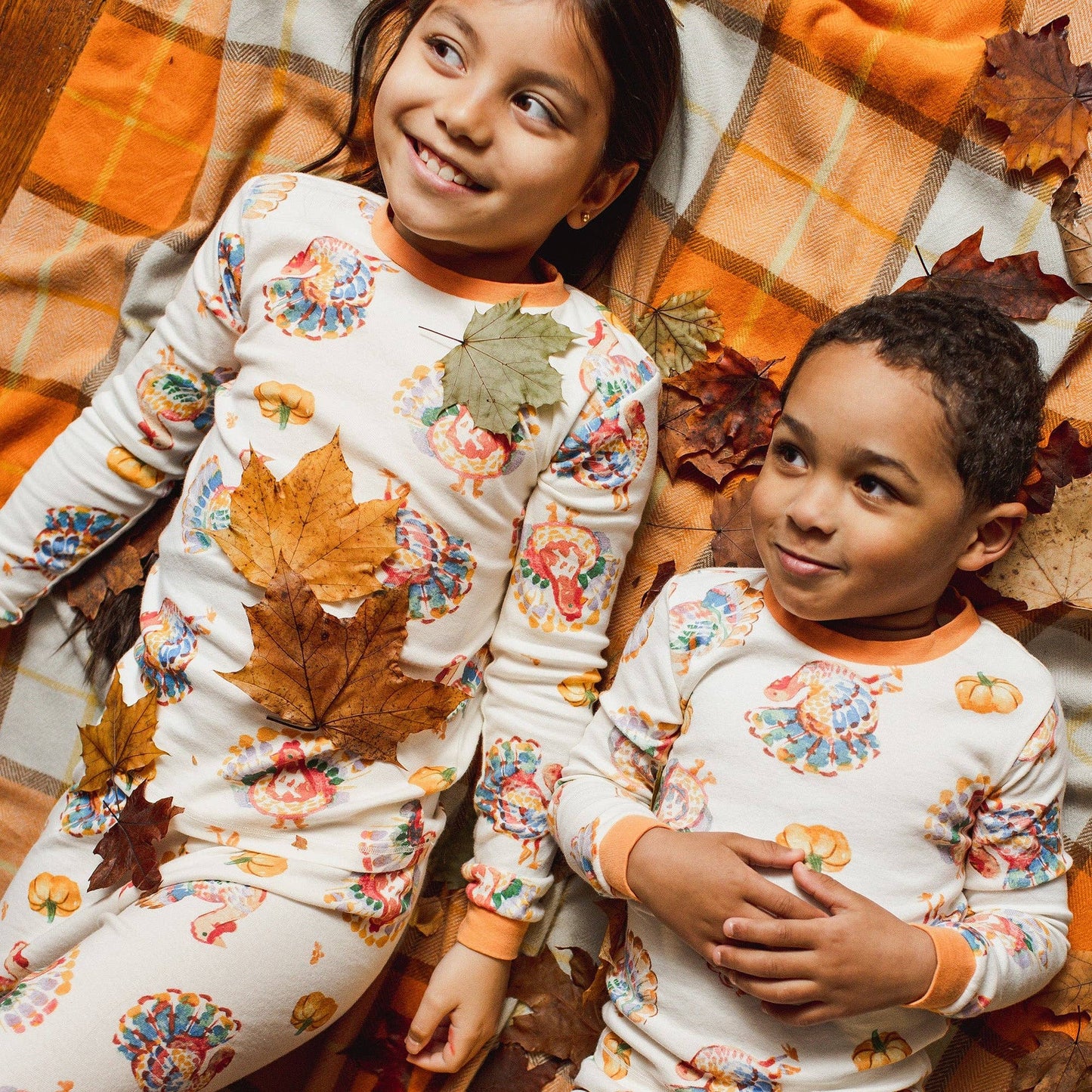 Burt's Bees Baby - Turkey Day Organic Cotton Two-Piece Pajamas
