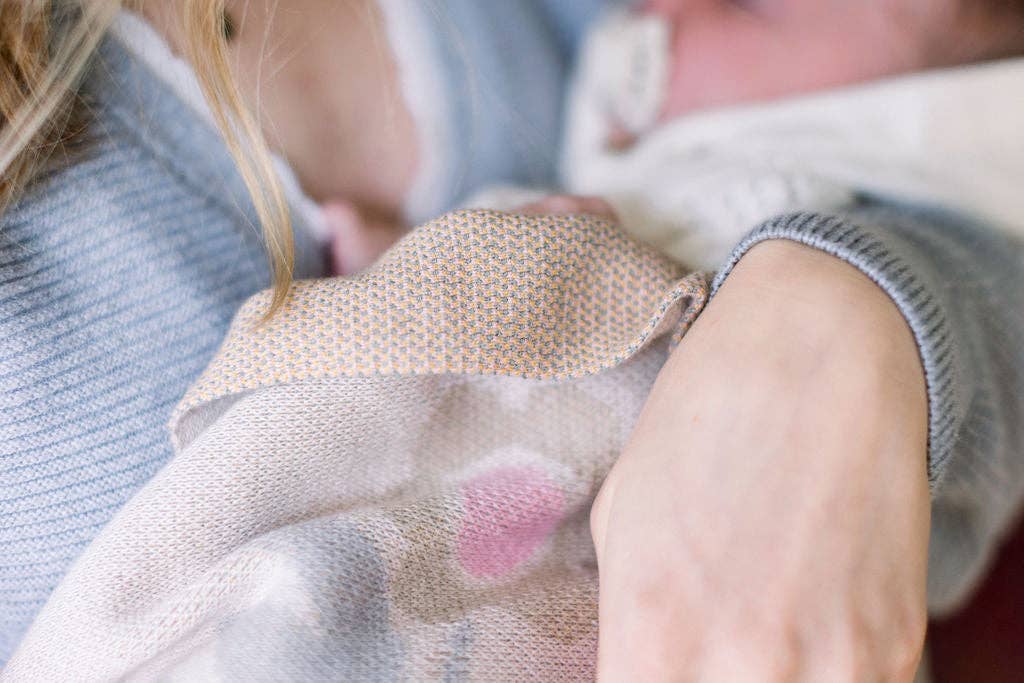 Helmsie - Sun Bunny Cotton Knit Blanket