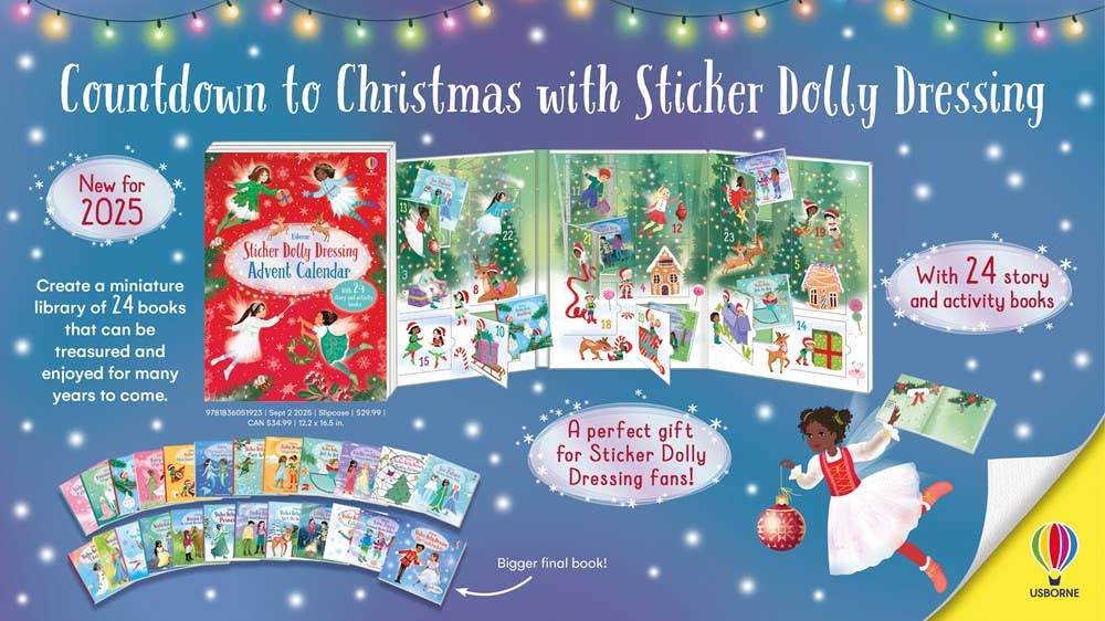 HarperCollins - Sticker Dolly Dressing Advent Calendar : Usborne