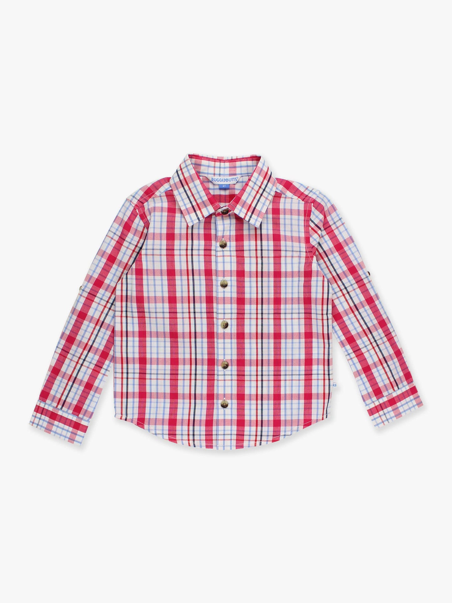 Adley Plaid LS Button Down Shirt