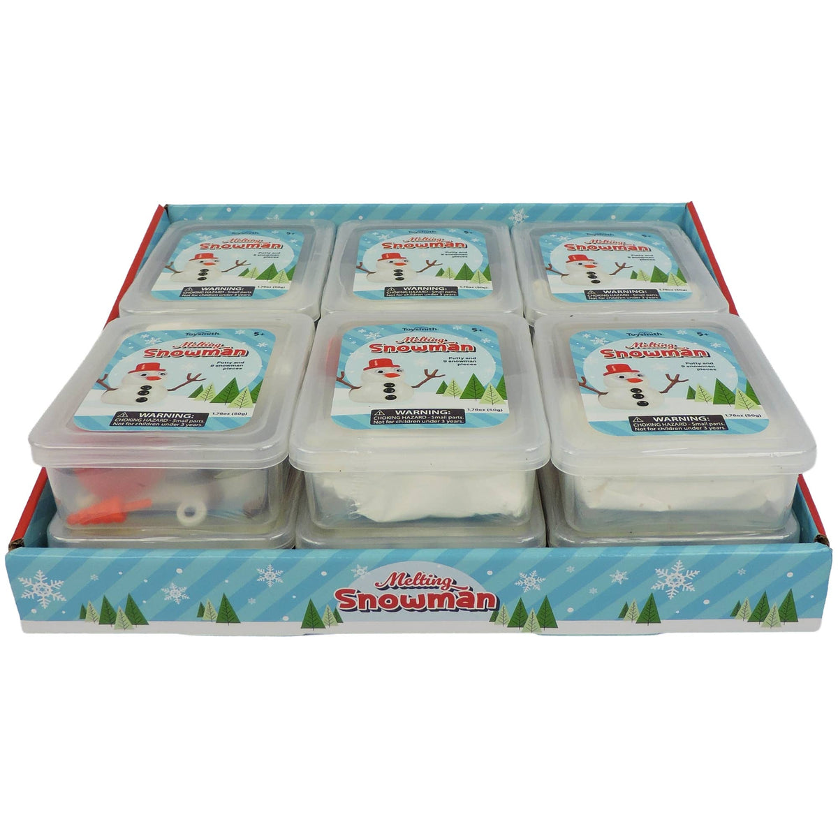 Toysmith - Melting Snowman Putty/Slime, Christmas, holiday