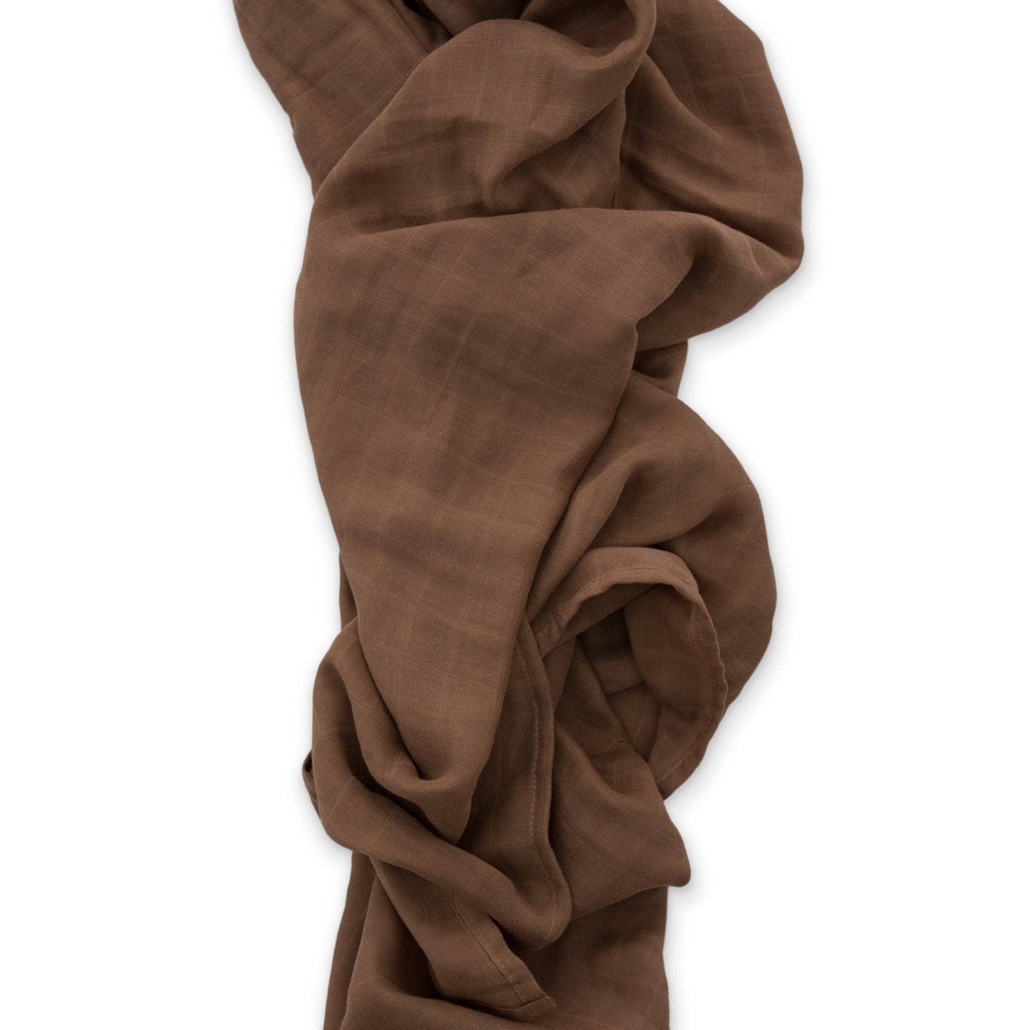 Ellie Sue - Mocha Muslin Swaddle Blanket