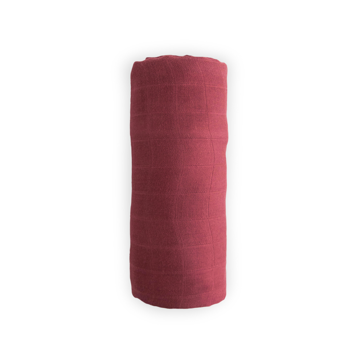 Little Unicorn - Deluxe Muslin Swaddle Blanket - Dusty Maroon