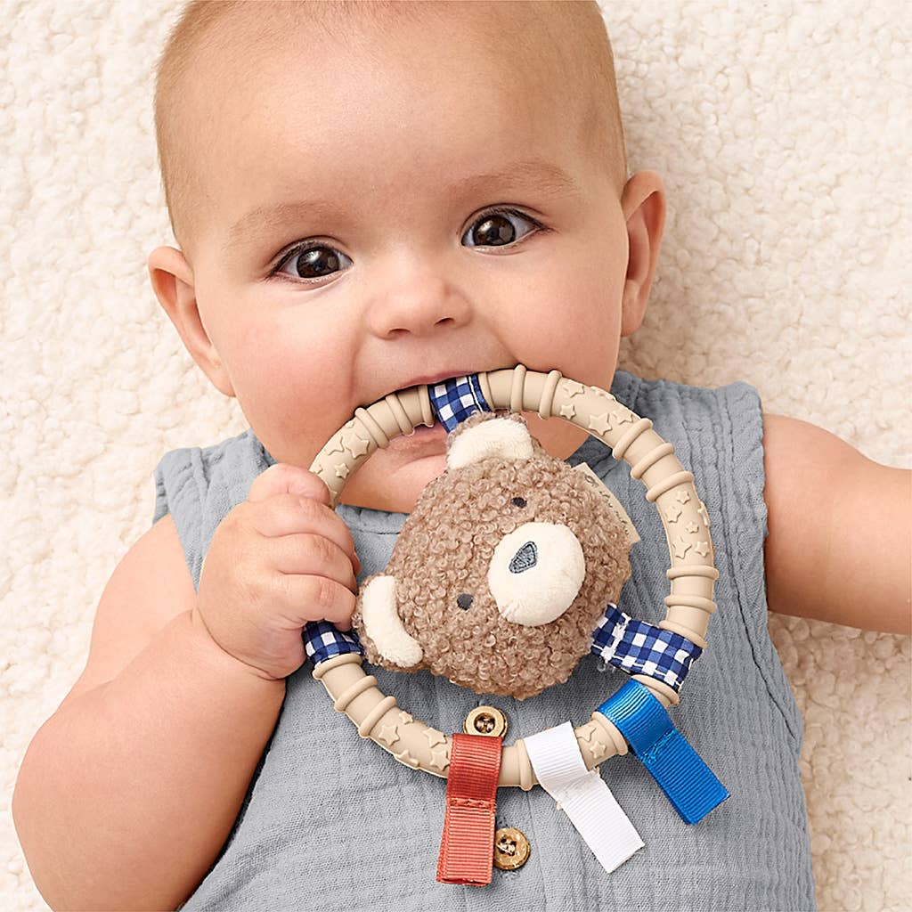 Itzy Ritzy -  Itzy Ring Pal™ - Teething Ring with Plush Character