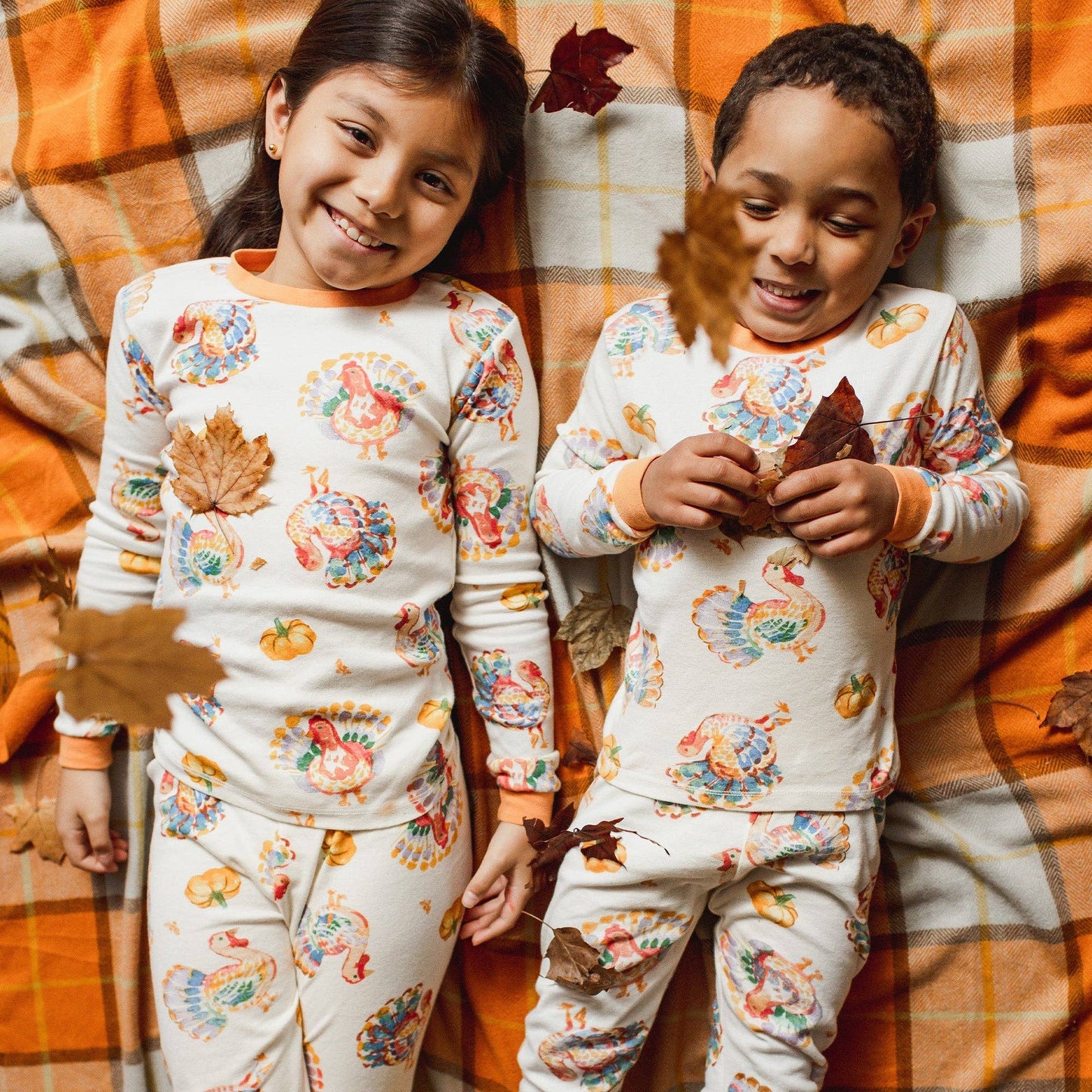 Burt's Bees Baby - Turkey Day Organic Cotton Two-Piece Pajamas