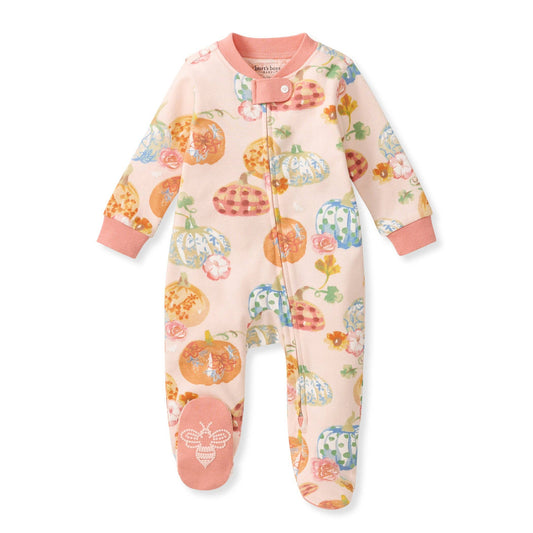 Burt's Bees Baby - Prettiest Pumpkins Organic Cotton Sleep & Play Footed