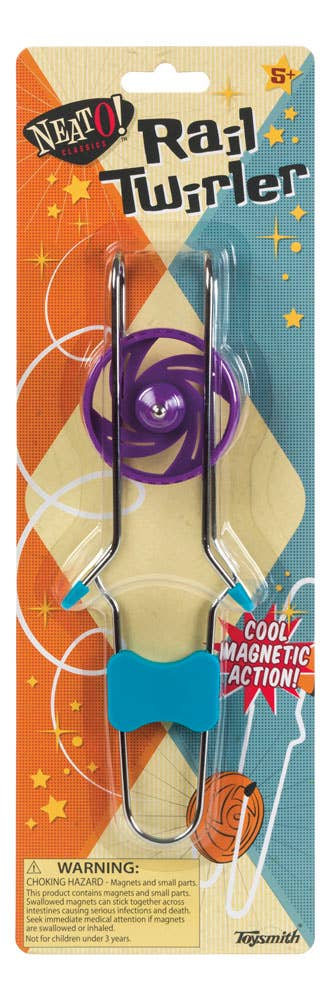 Toysmith - Neato! Classic Retro Magic Rail Twirler- Retro Classic