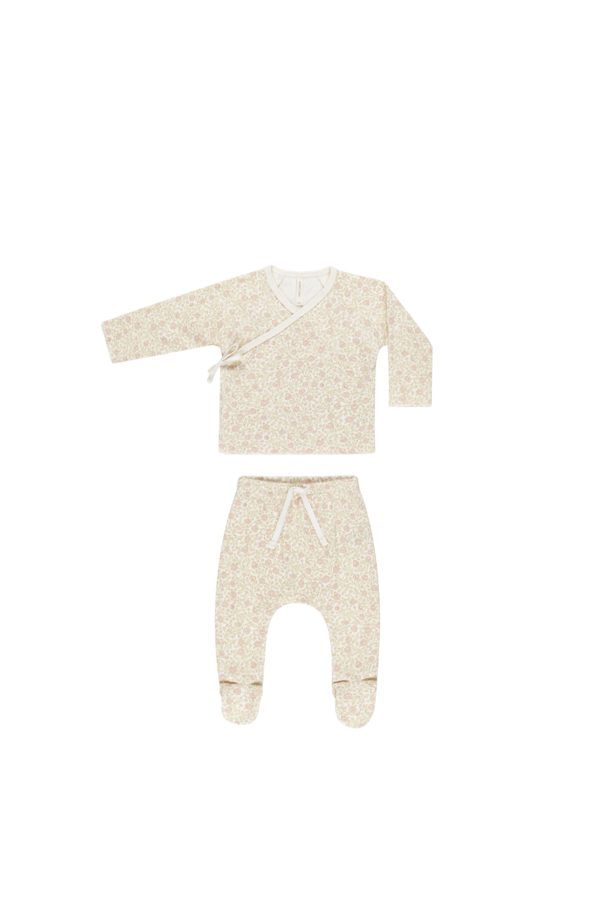 Wrap Top + Footed Pant||Primrose