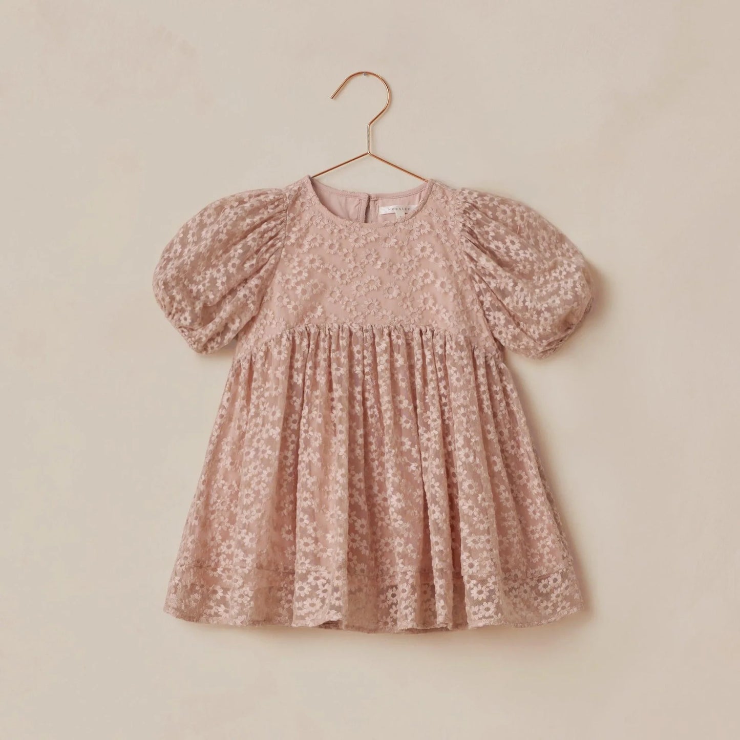 Luna Dress|Rose Embroidered