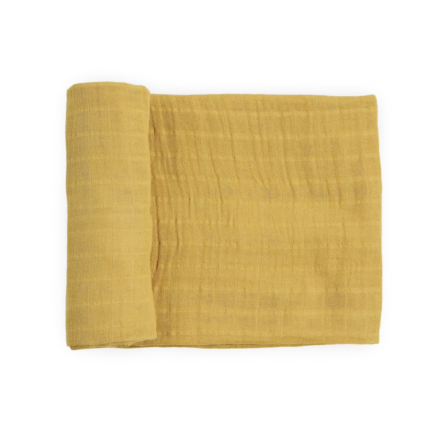 Organic Cotton Muslin Swaddle Wheat